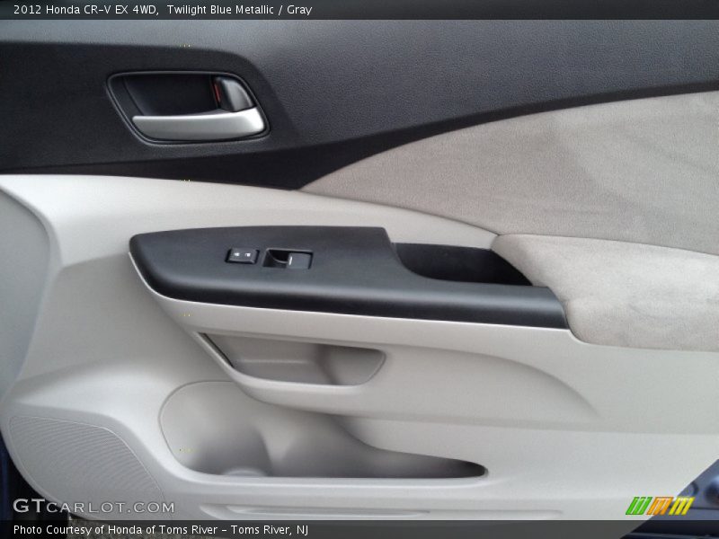 Twilight Blue Metallic / Gray 2012 Honda CR-V EX 4WD