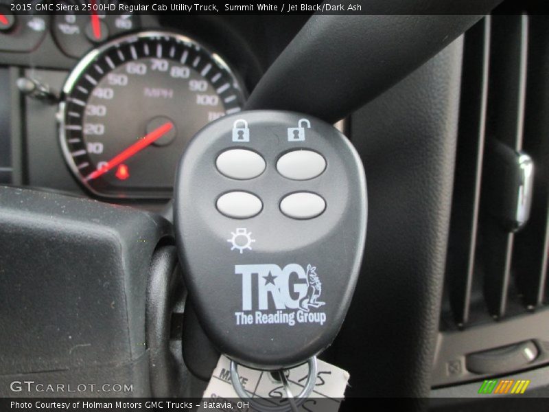 Summit White / Jet Black/Dark Ash 2015 GMC Sierra 2500HD Regular Cab Utility Truck