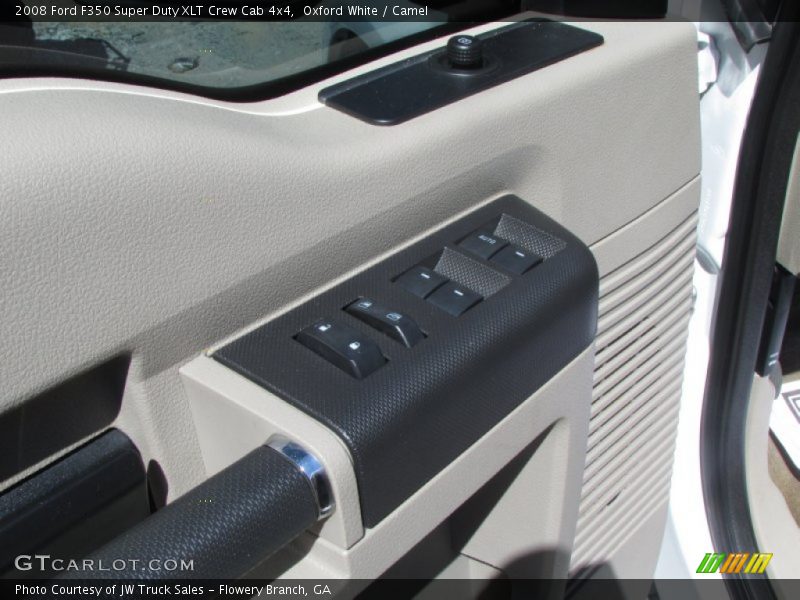 Oxford White / Camel 2008 Ford F350 Super Duty XLT Crew Cab 4x4
