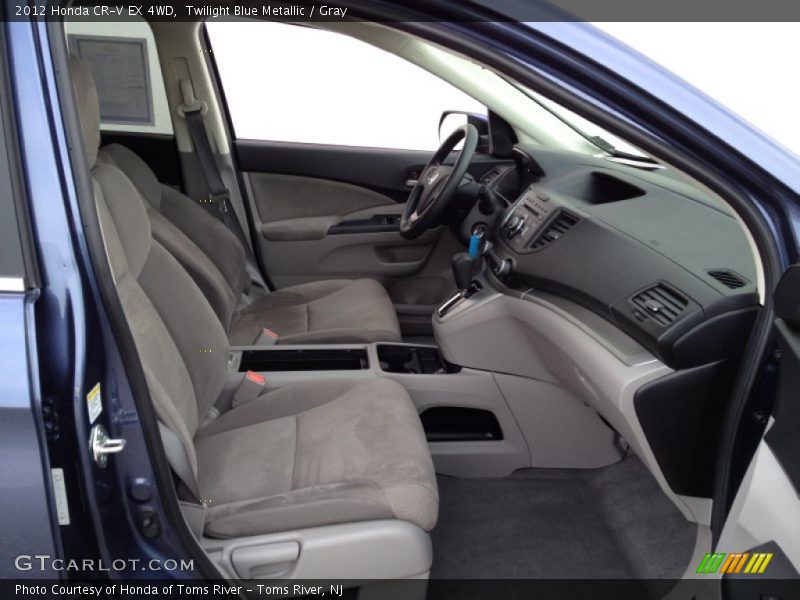 Twilight Blue Metallic / Gray 2012 Honda CR-V EX 4WD