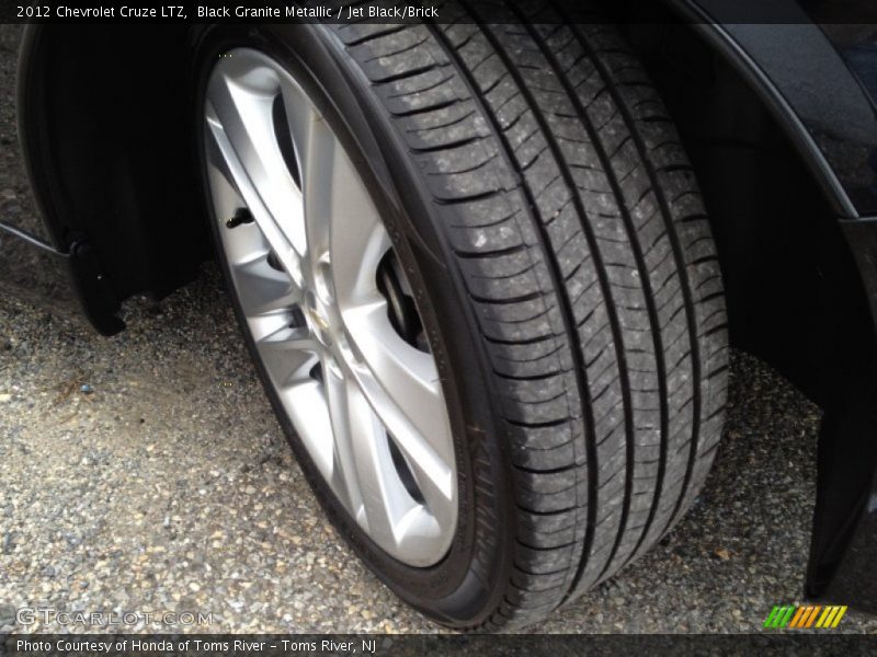 Black Granite Metallic / Jet Black/Brick 2012 Chevrolet Cruze LTZ