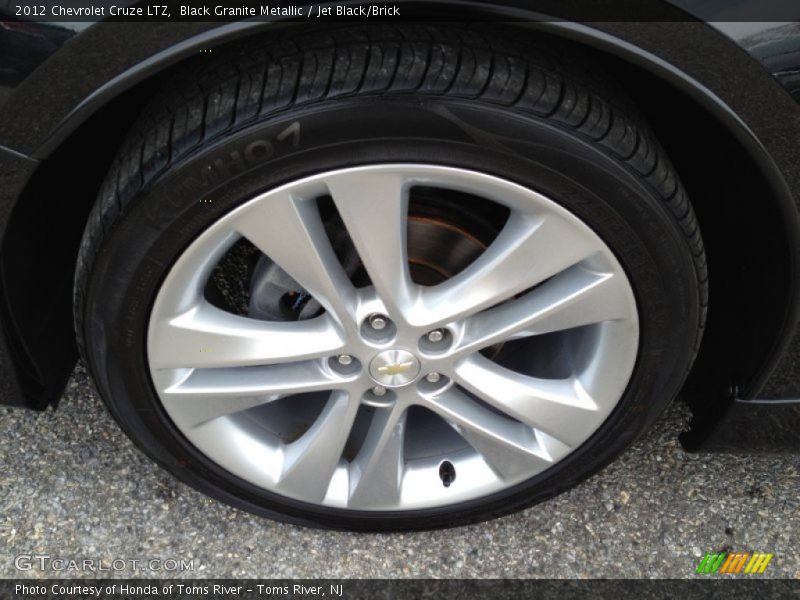 Black Granite Metallic / Jet Black/Brick 2012 Chevrolet Cruze LTZ