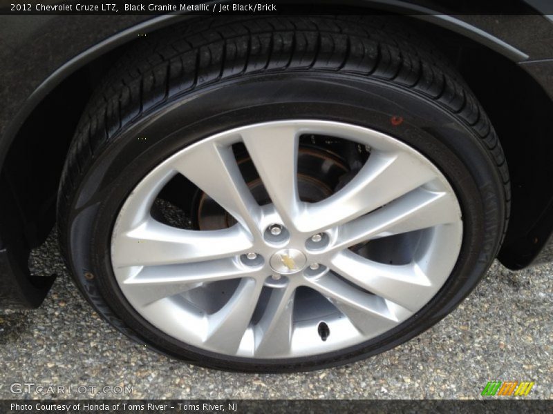 Black Granite Metallic / Jet Black/Brick 2012 Chevrolet Cruze LTZ