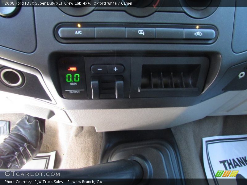 Oxford White / Camel 2008 Ford F350 Super Duty XLT Crew Cab 4x4