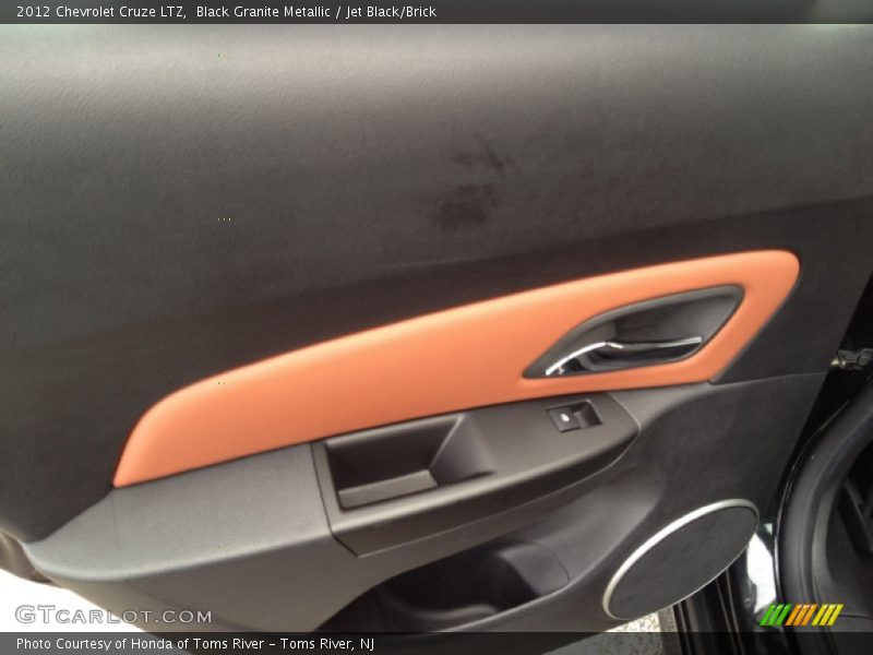 Black Granite Metallic / Jet Black/Brick 2012 Chevrolet Cruze LTZ