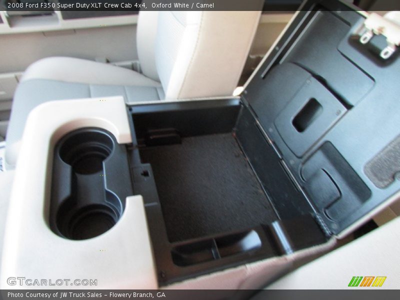 Oxford White / Camel 2008 Ford F350 Super Duty XLT Crew Cab 4x4