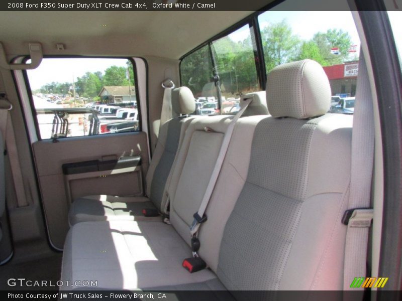 Oxford White / Camel 2008 Ford F350 Super Duty XLT Crew Cab 4x4