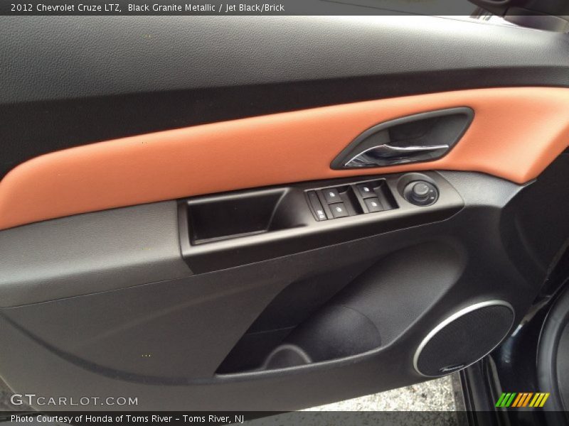 Black Granite Metallic / Jet Black/Brick 2012 Chevrolet Cruze LTZ