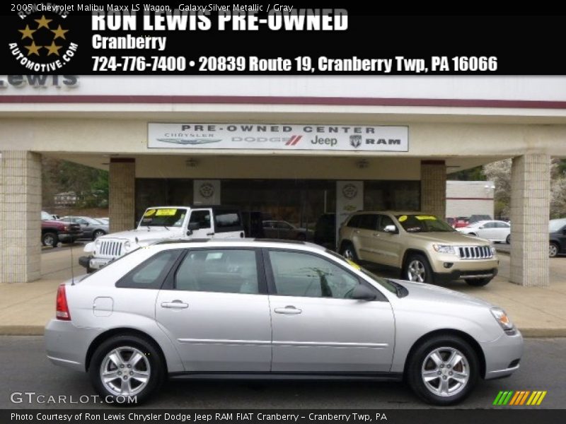 Galaxy Silver Metallic / Gray 2005 Chevrolet Malibu Maxx LS Wagon