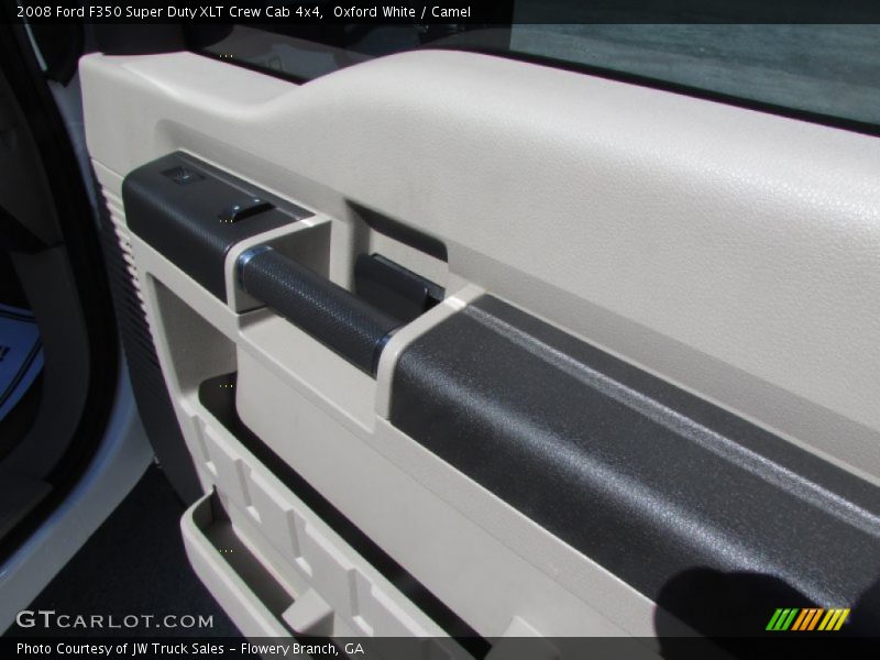 Oxford White / Camel 2008 Ford F350 Super Duty XLT Crew Cab 4x4