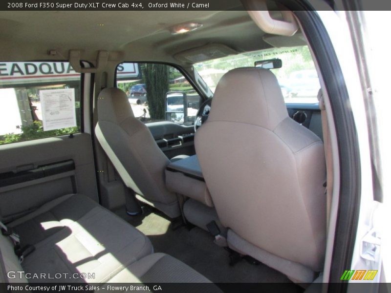 Oxford White / Camel 2008 Ford F350 Super Duty XLT Crew Cab 4x4