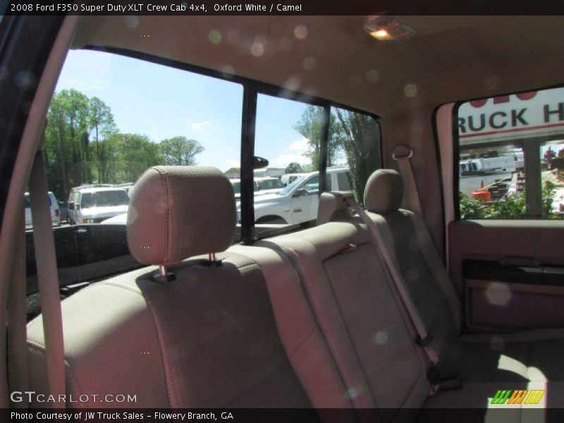 Oxford White / Camel 2008 Ford F350 Super Duty XLT Crew Cab 4x4