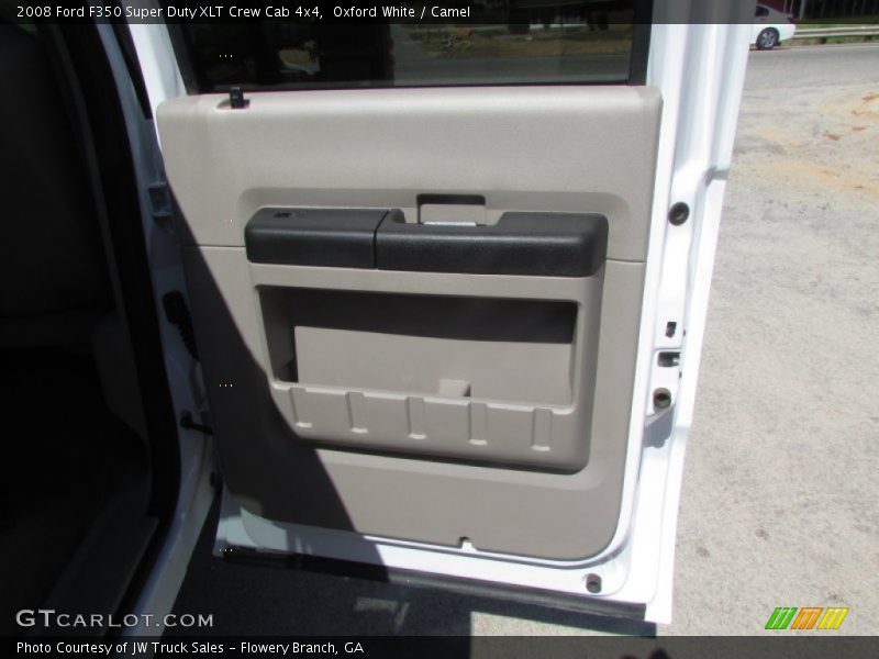 Oxford White / Camel 2008 Ford F350 Super Duty XLT Crew Cab 4x4