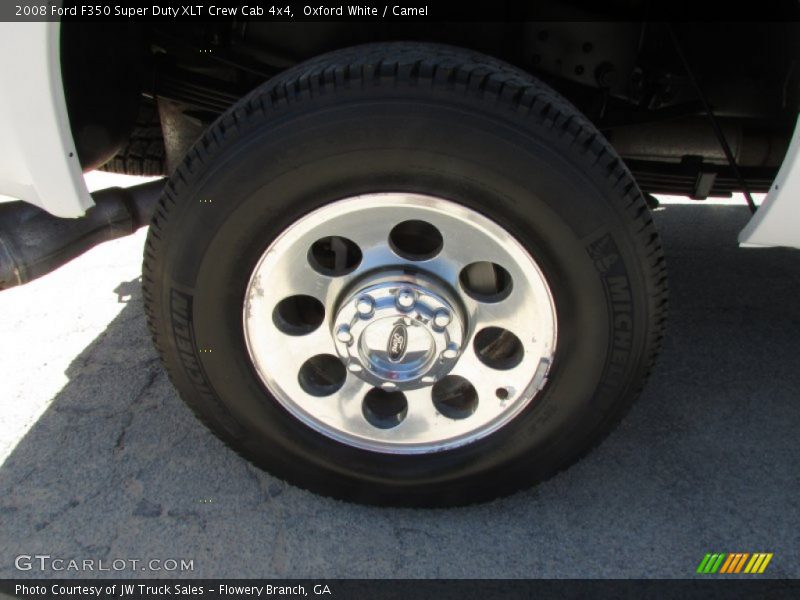 Oxford White / Camel 2008 Ford F350 Super Duty XLT Crew Cab 4x4