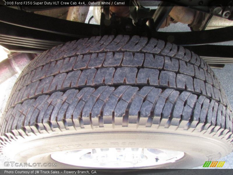 Oxford White / Camel 2008 Ford F350 Super Duty XLT Crew Cab 4x4