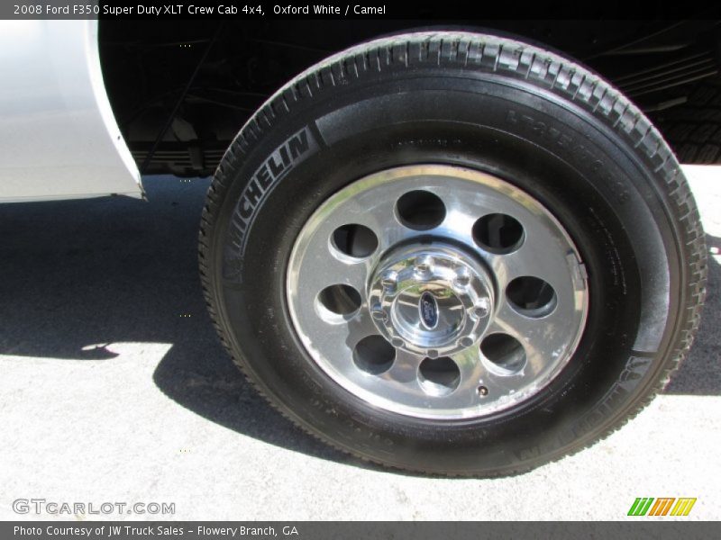 Oxford White / Camel 2008 Ford F350 Super Duty XLT Crew Cab 4x4