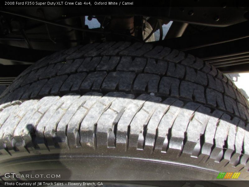 Oxford White / Camel 2008 Ford F350 Super Duty XLT Crew Cab 4x4