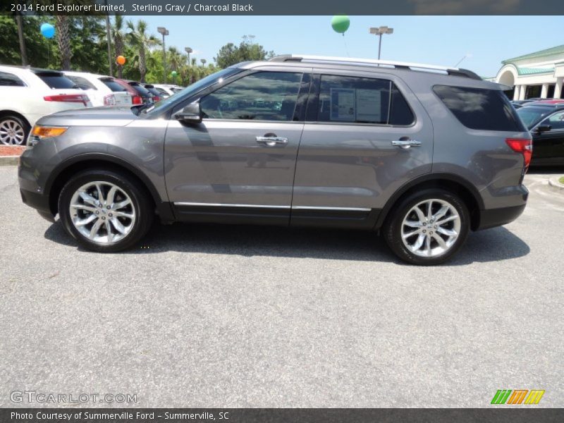 Sterling Gray / Charcoal Black 2014 Ford Explorer Limited
