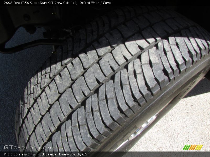 Oxford White / Camel 2008 Ford F350 Super Duty XLT Crew Cab 4x4
