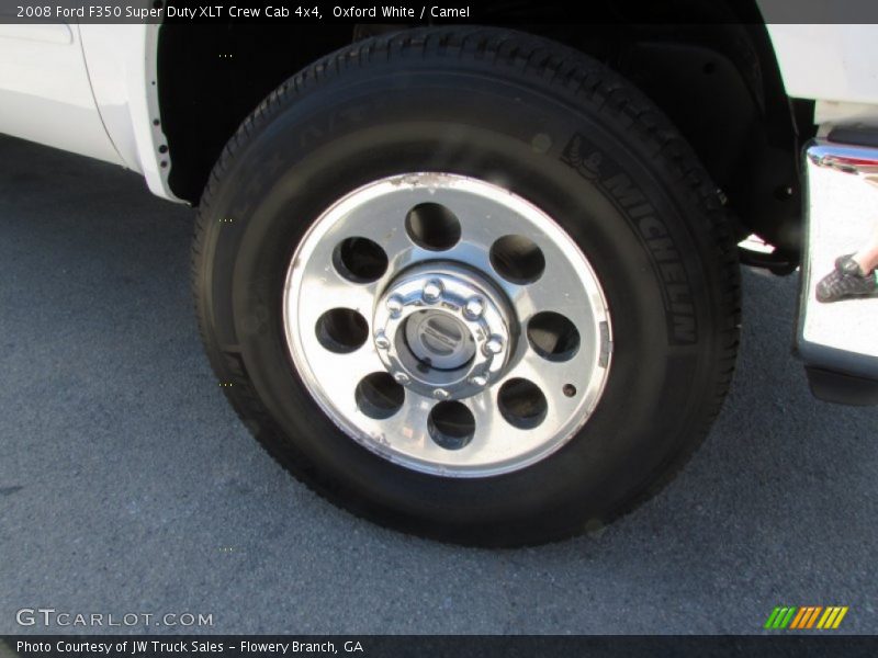 Oxford White / Camel 2008 Ford F350 Super Duty XLT Crew Cab 4x4