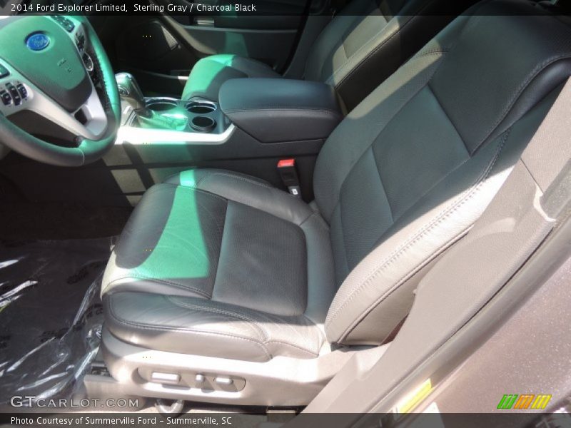 Sterling Gray / Charcoal Black 2014 Ford Explorer Limited