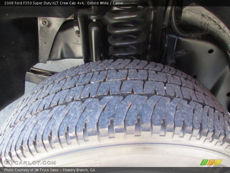 Oxford White / Camel 2008 Ford F350 Super Duty XLT Crew Cab 4x4