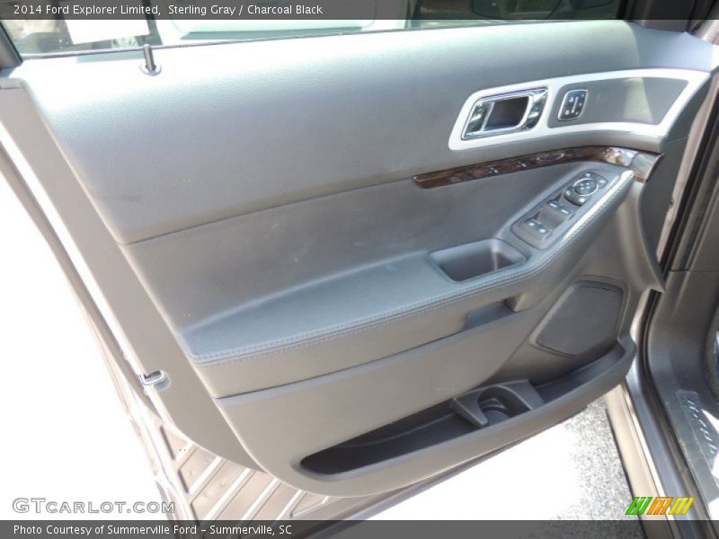 Sterling Gray / Charcoal Black 2014 Ford Explorer Limited