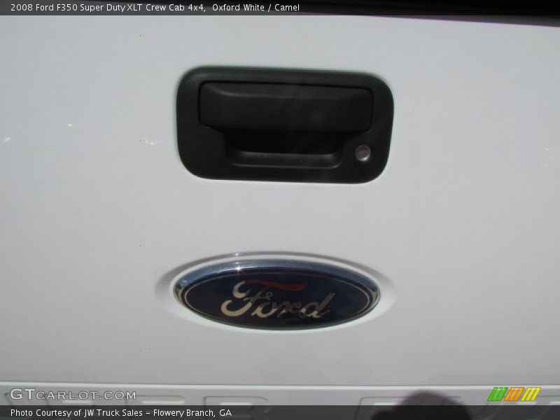 Oxford White / Camel 2008 Ford F350 Super Duty XLT Crew Cab 4x4