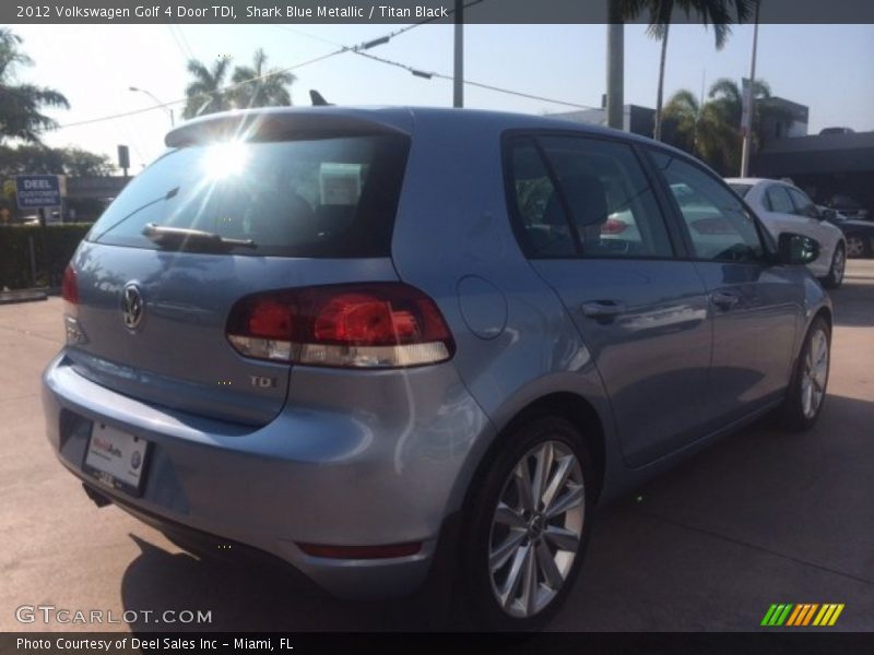 Shark Blue Metallic / Titan Black 2012 Volkswagen Golf 4 Door TDI
