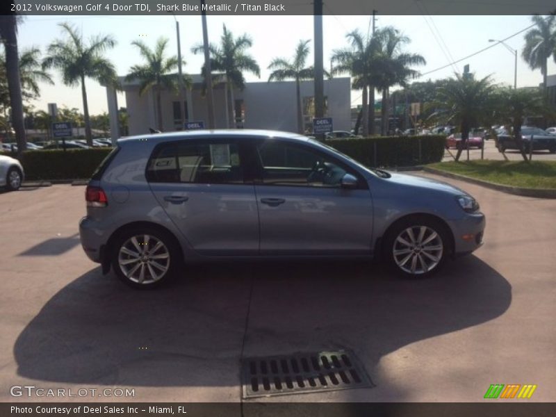 Shark Blue Metallic / Titan Black 2012 Volkswagen Golf 4 Door TDI