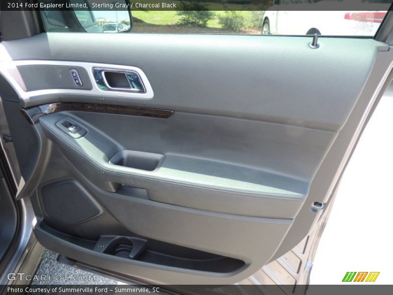 Sterling Gray / Charcoal Black 2014 Ford Explorer Limited