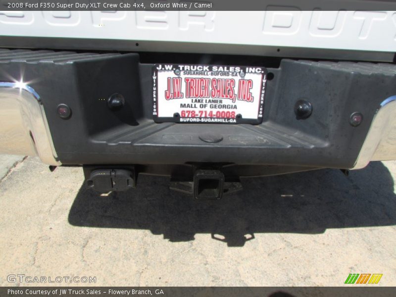 Oxford White / Camel 2008 Ford F350 Super Duty XLT Crew Cab 4x4