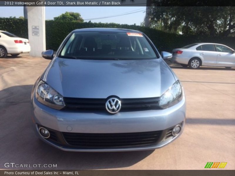 Shark Blue Metallic / Titan Black 2012 Volkswagen Golf 4 Door TDI