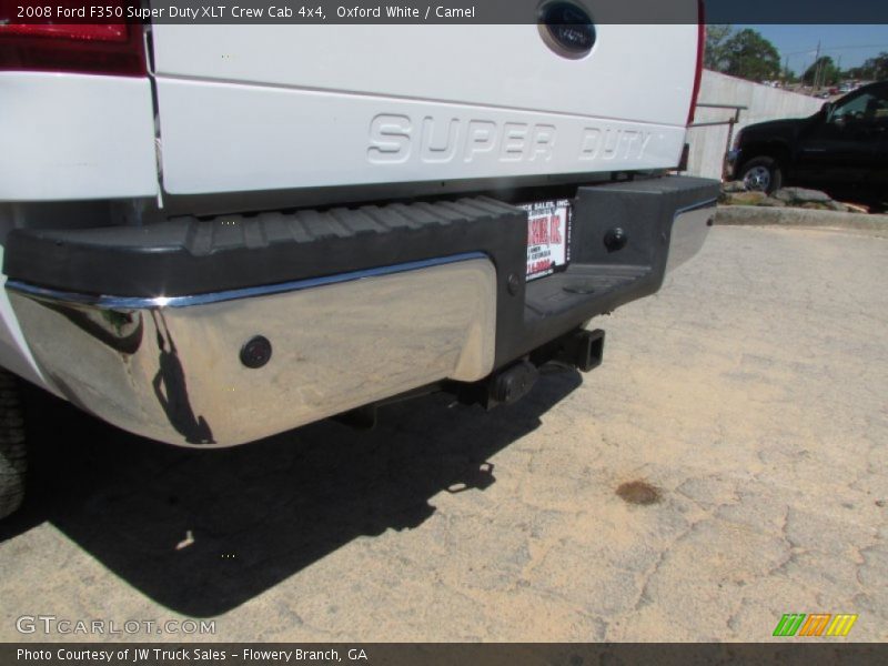 Oxford White / Camel 2008 Ford F350 Super Duty XLT Crew Cab 4x4