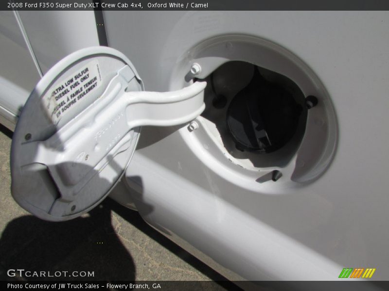 Oxford White / Camel 2008 Ford F350 Super Duty XLT Crew Cab 4x4