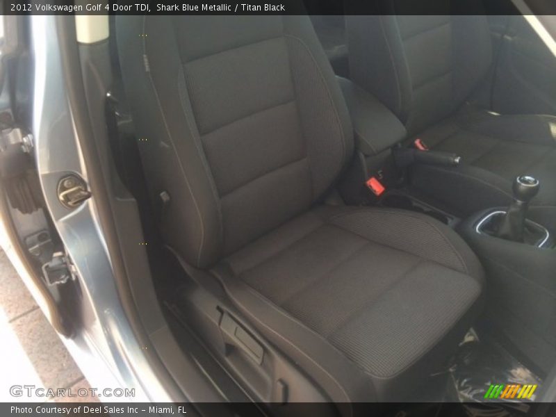 Shark Blue Metallic / Titan Black 2012 Volkswagen Golf 4 Door TDI