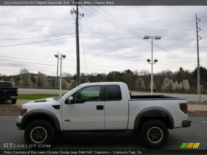 Oxford White / Raptor Black 2011 Ford F150 SVT Raptor SuperCab 4x4