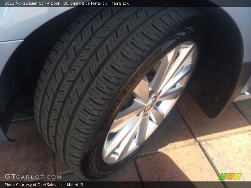 Shark Blue Metallic / Titan Black 2012 Volkswagen Golf 4 Door TDI