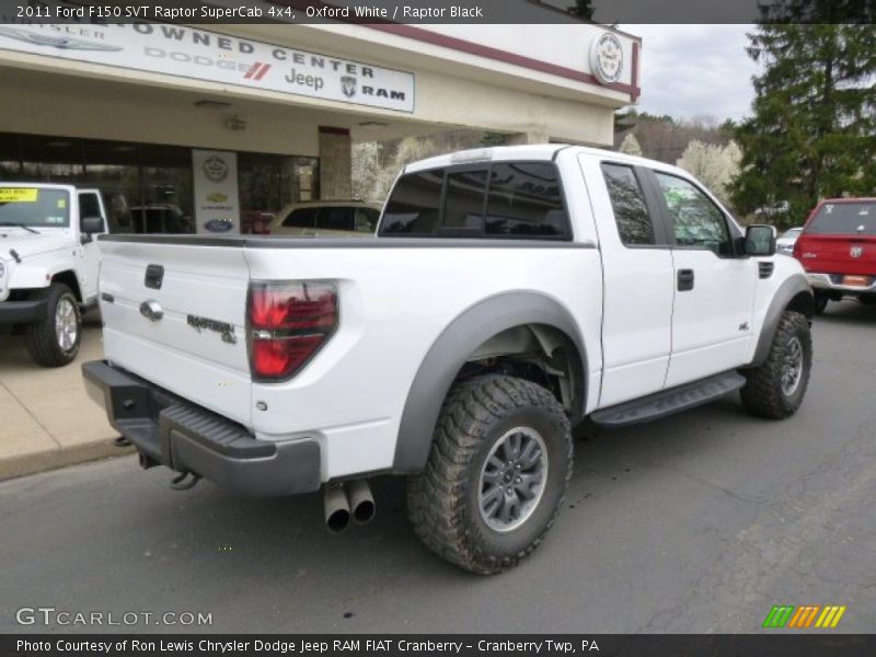 Oxford White / Raptor Black 2011 Ford F150 SVT Raptor SuperCab 4x4