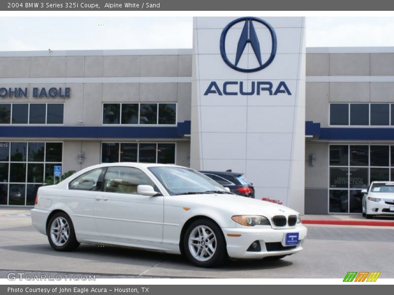 Alpine White / Sand 2004 BMW 3 Series 325i Coupe