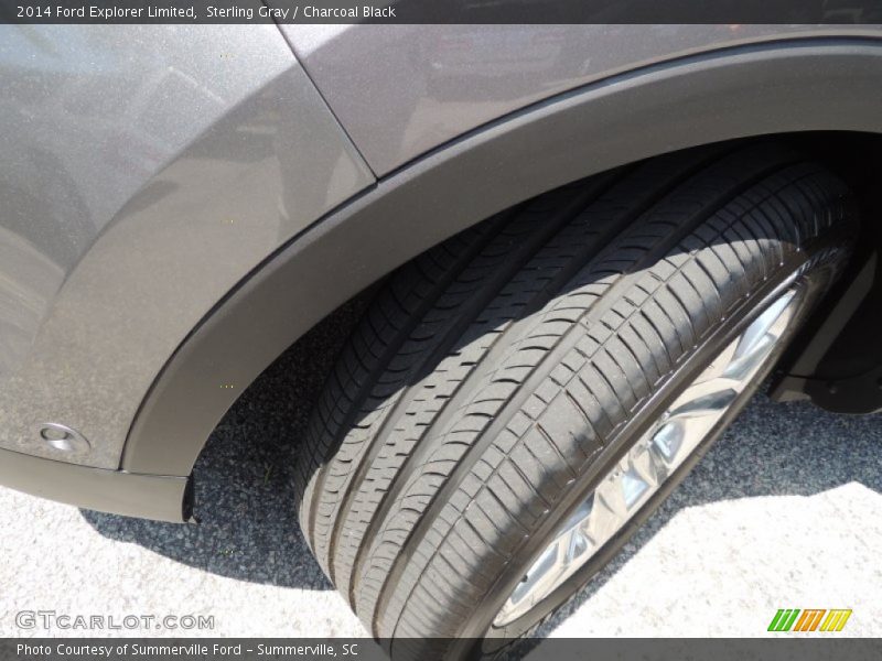 Sterling Gray / Charcoal Black 2014 Ford Explorer Limited