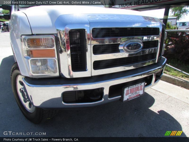 Oxford White / Camel 2008 Ford F350 Super Duty XLT Crew Cab 4x4
