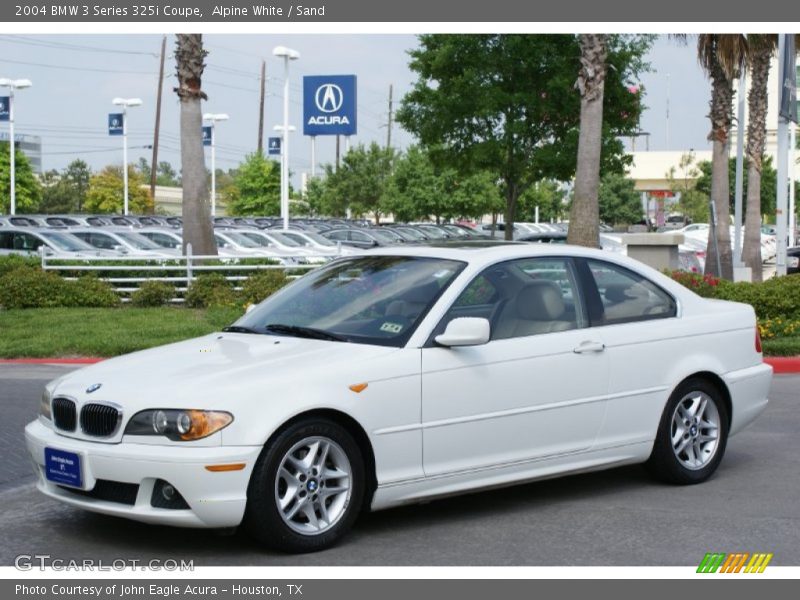 Alpine White / Sand 2004 BMW 3 Series 325i Coupe