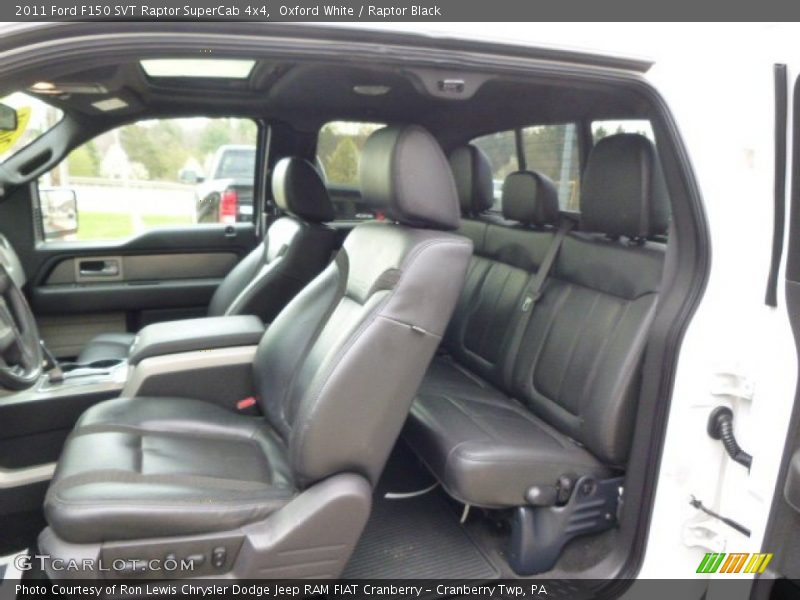  2011 F150 SVT Raptor SuperCab 4x4 Raptor Black Interior
