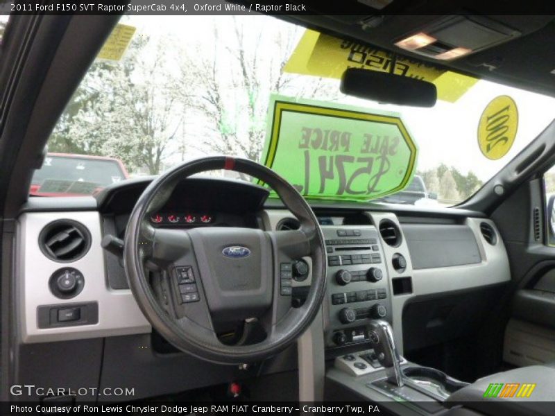 Oxford White / Raptor Black 2011 Ford F150 SVT Raptor SuperCab 4x4