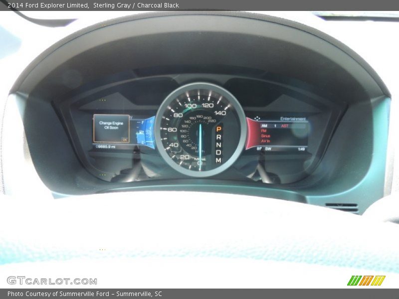 Sterling Gray / Charcoal Black 2014 Ford Explorer Limited
