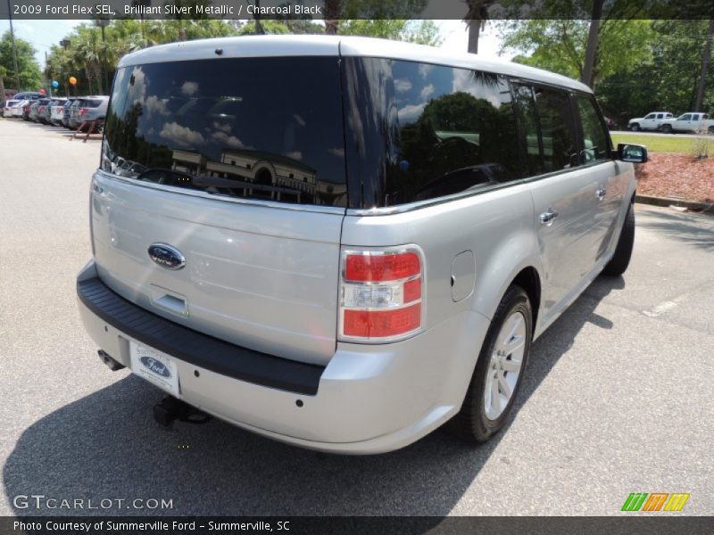 Brilliant Silver Metallic / Charcoal Black 2009 Ford Flex SEL