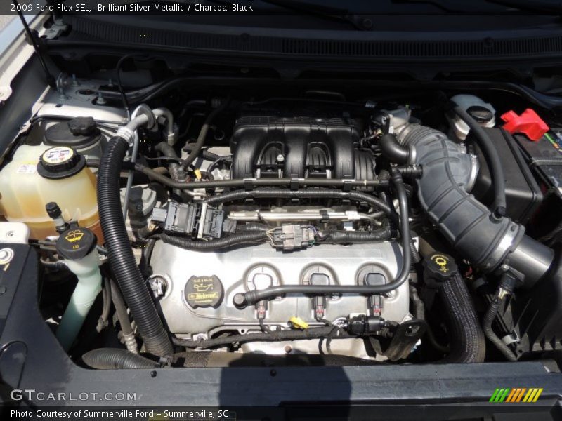 Brilliant Silver Metallic / Charcoal Black 2009 Ford Flex SEL