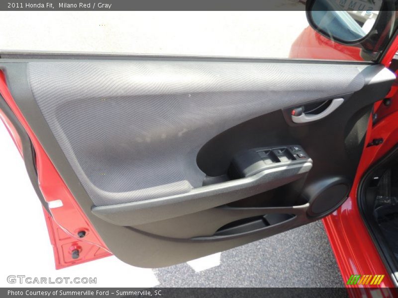 Milano Red / Gray 2011 Honda Fit