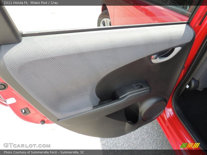 Milano Red / Gray 2011 Honda Fit